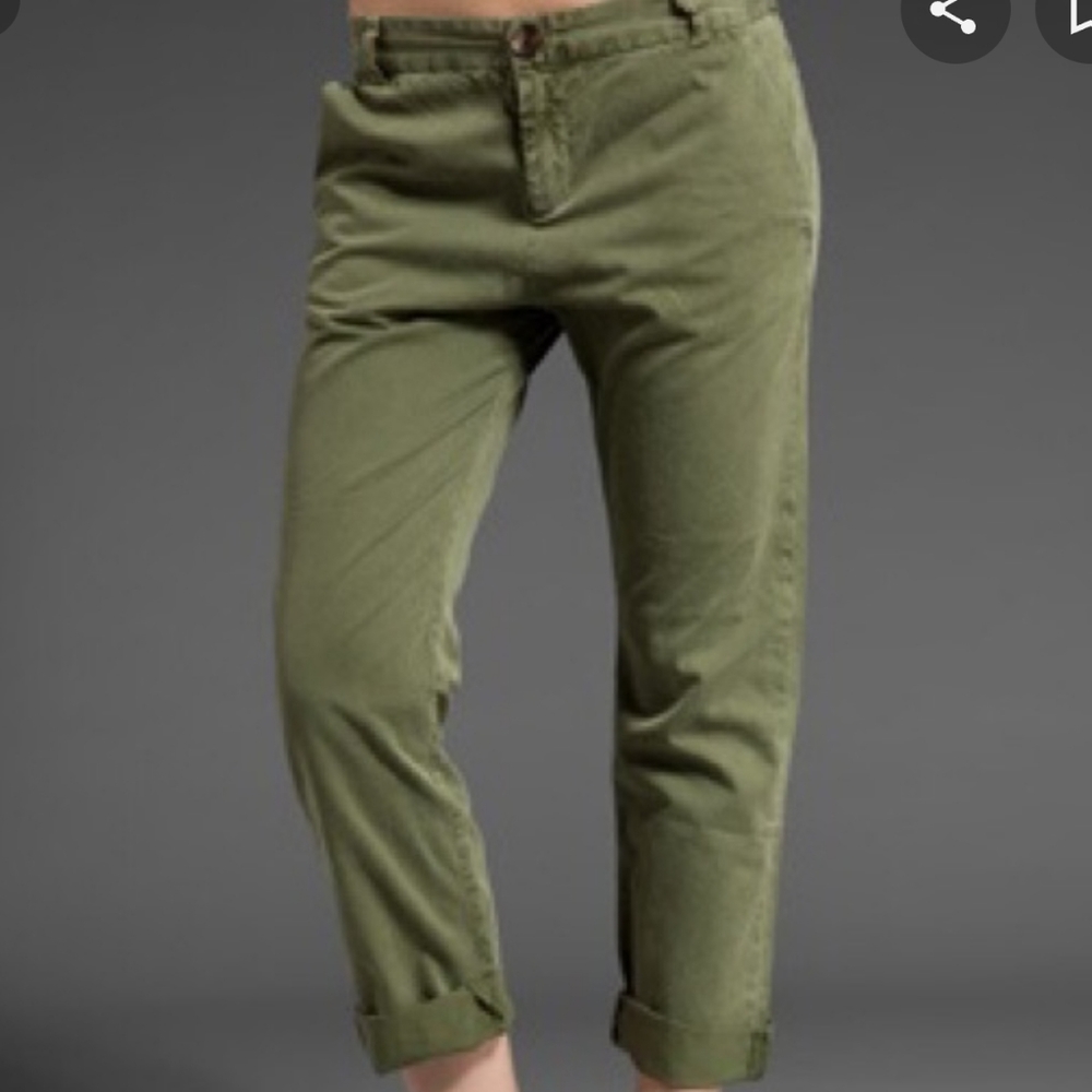 Current Elliott Vintage Trouser Army Green